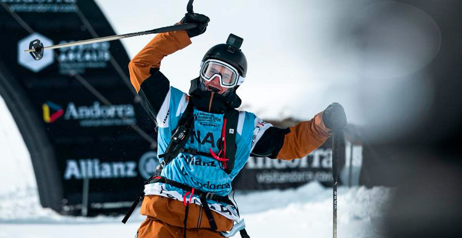 Dante Ginaca entre los mejores del mundo del freeride