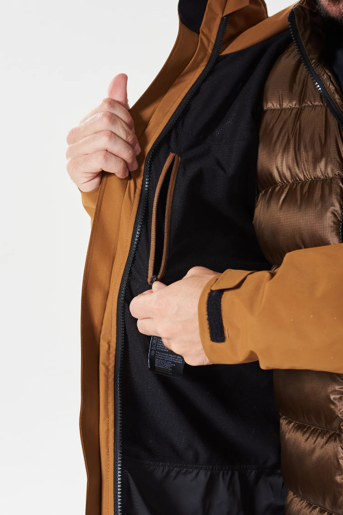 Bolsillo interno con cierre