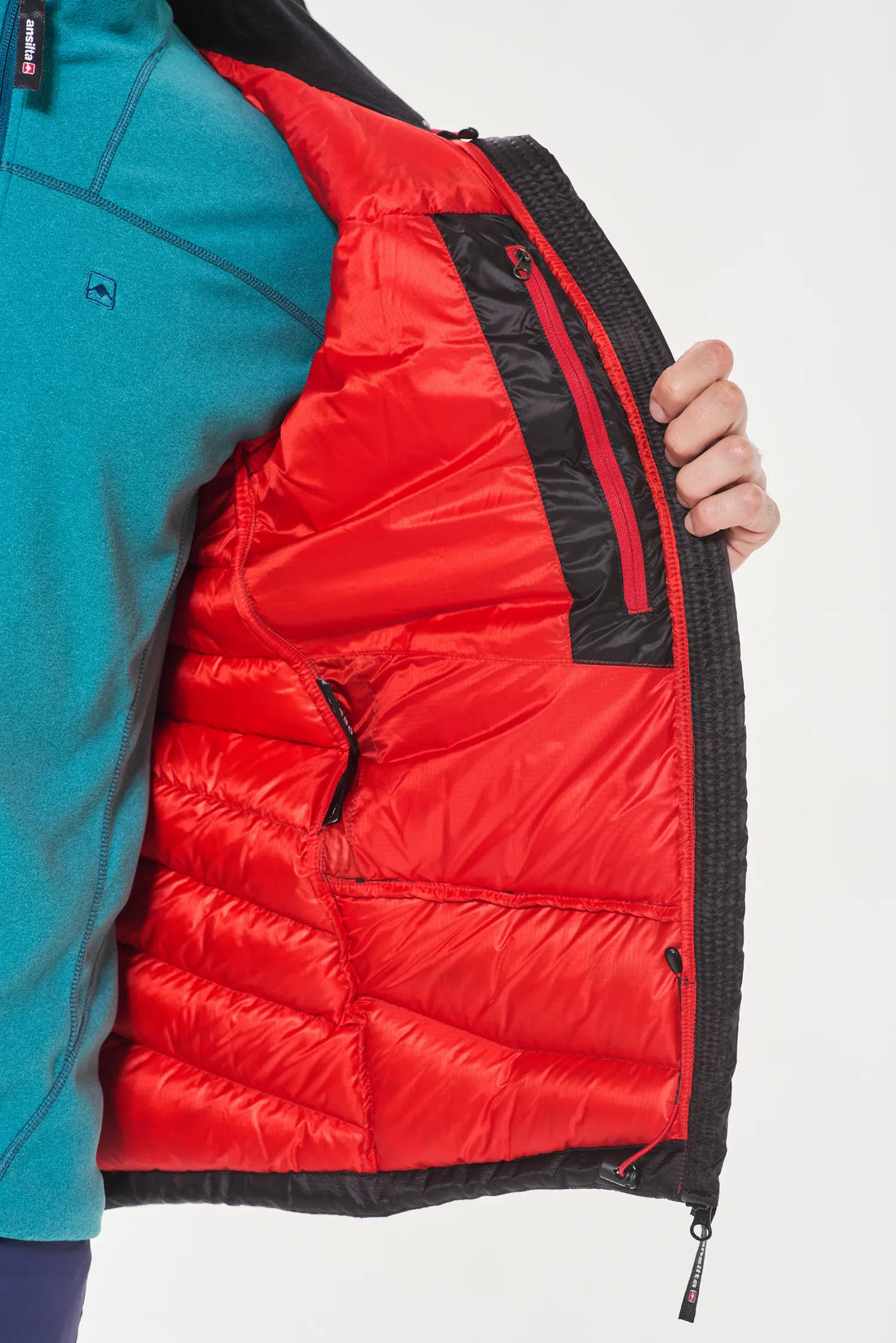 Bolsillo interno con cierre