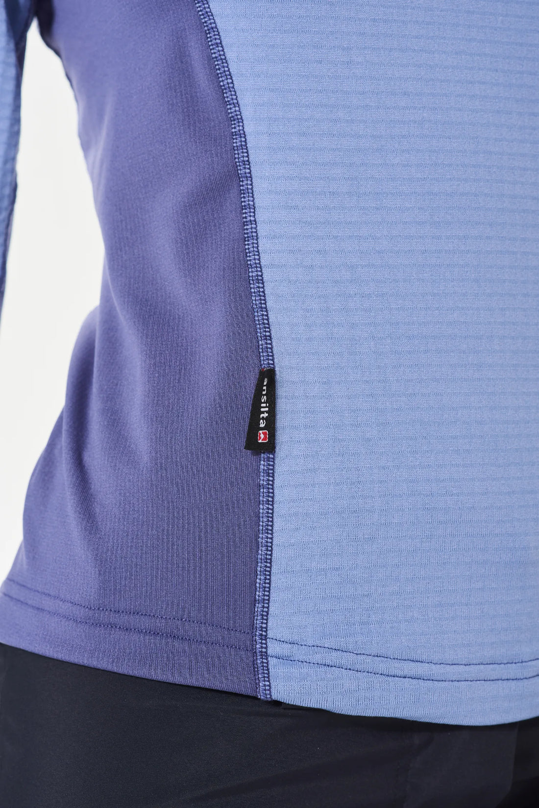 Costura plana y estirable