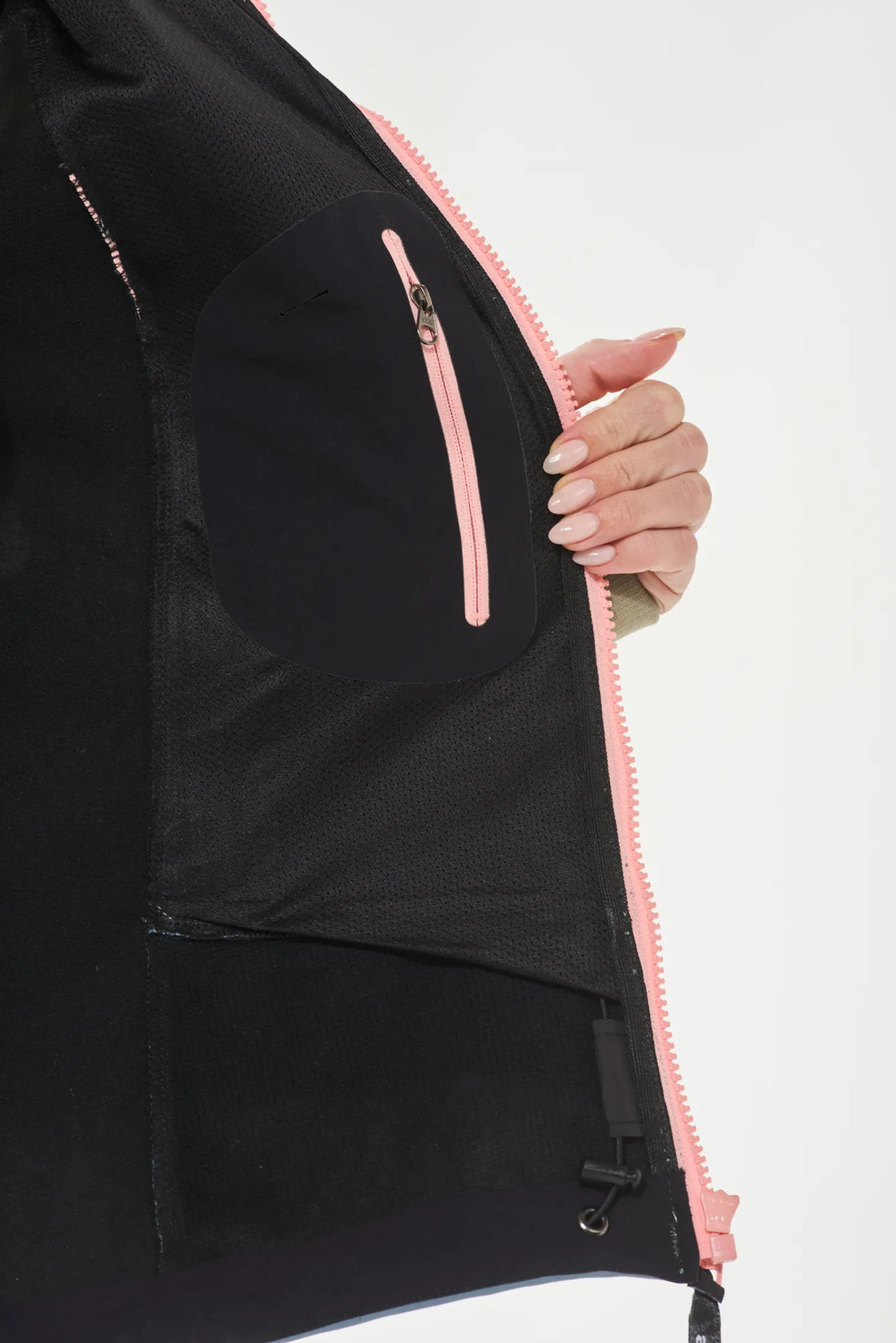 Bolsillo interno con cierre